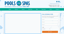 Desktop Screenshot of cpspoolsandspas.com